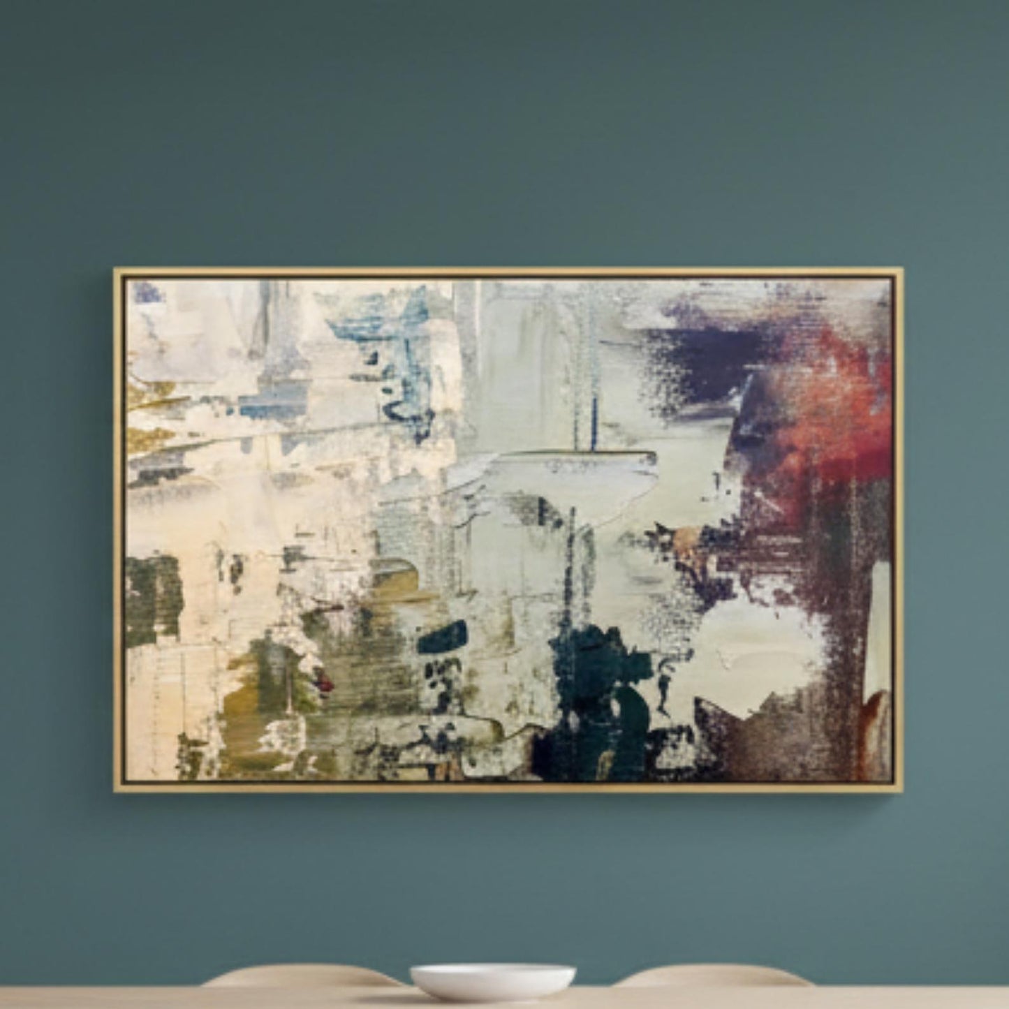 Neutral Abstract Painting, Textured Minimalist Wall Art, Modern Contemporary Canvas for Home Decor