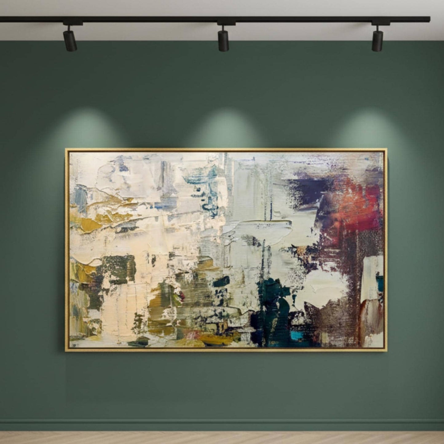Neutral Abstract Painting, Textured Minimalist Wall Art, Modern Contemporary Canvas for Home Decor