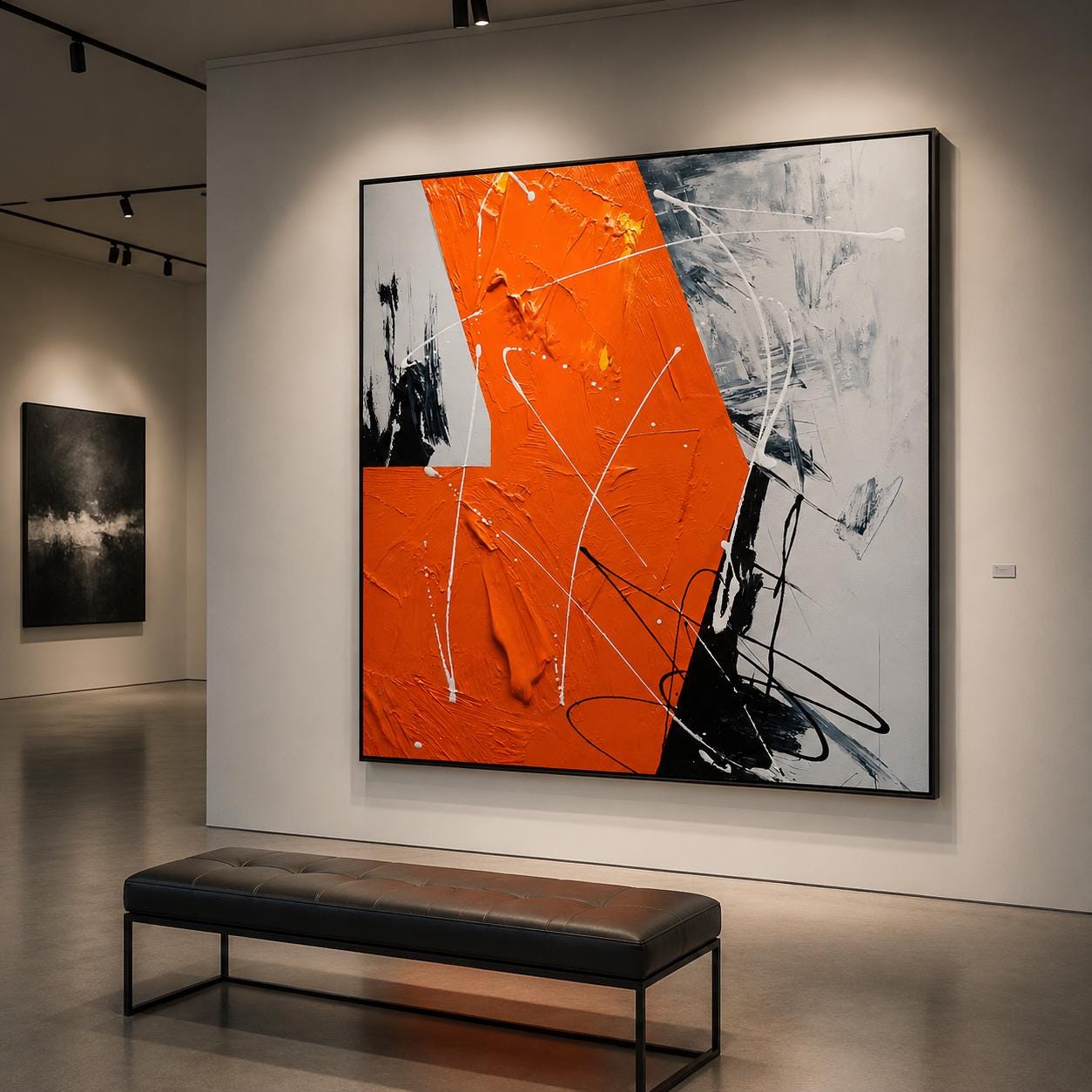 Oversized Textured Abstract Painting | Extra Large Canvas Wall Art | Modern Home Decor Statement Piece
