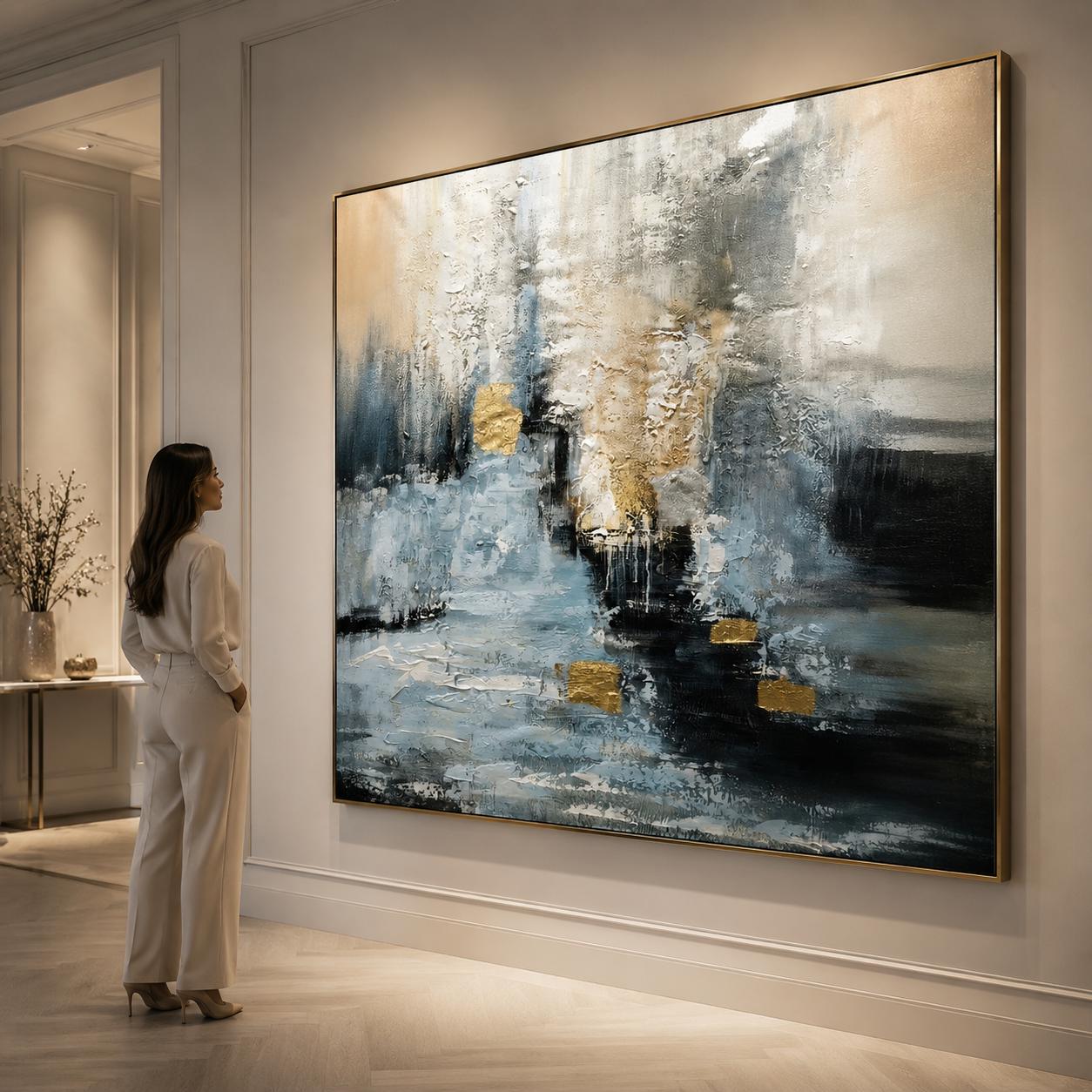 Extra Large Textured Abstract Painting Original Modern Canvas Wall Art Handmade Heavy Impasto Home Decor Statement Piece