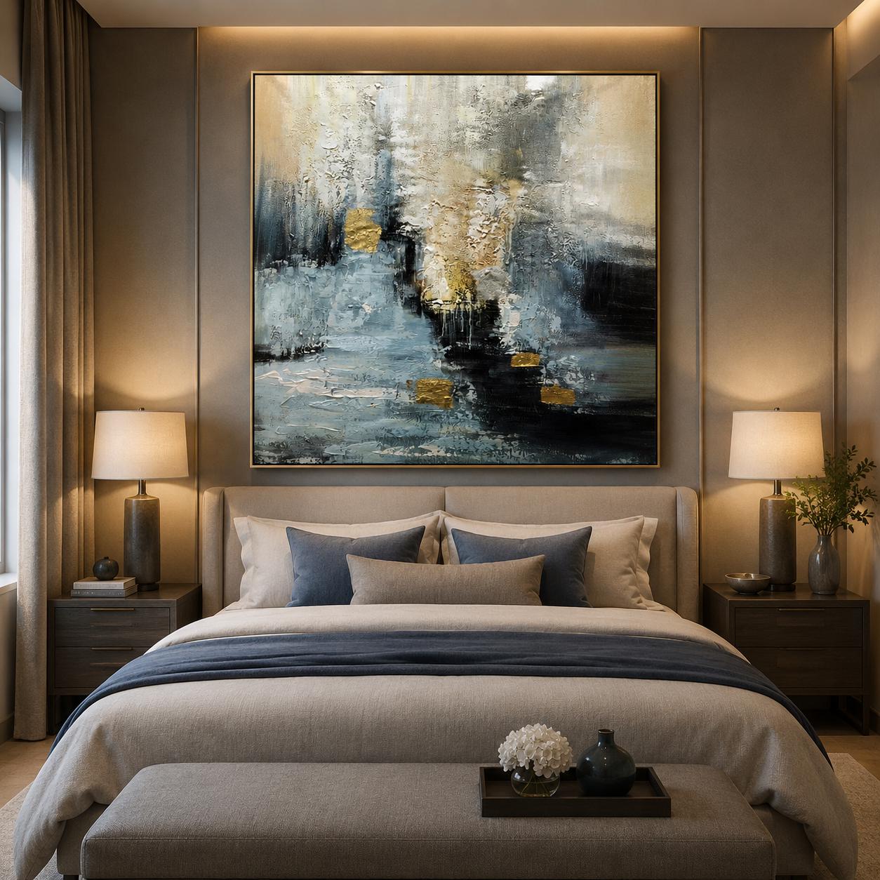 Extra Large Textured Abstract Painting Original Modern Canvas Wall Art Handmade Heavy Impasto Home Decor Statement Piece