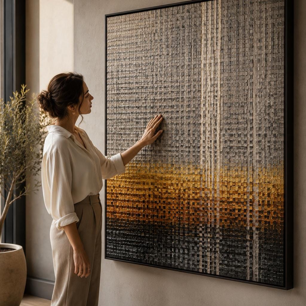 Large Textured Abstract Painting, Canvas Wall Art, Modern Living Room, Bedroom Oversized Decor Original