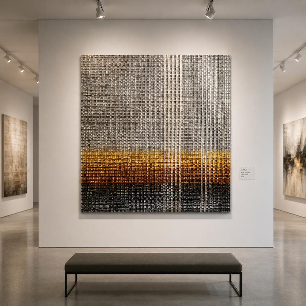 Large Textured Abstract Painting, Canvas Wall Art, Modern Living Room, Bedroom Oversized Decor Original