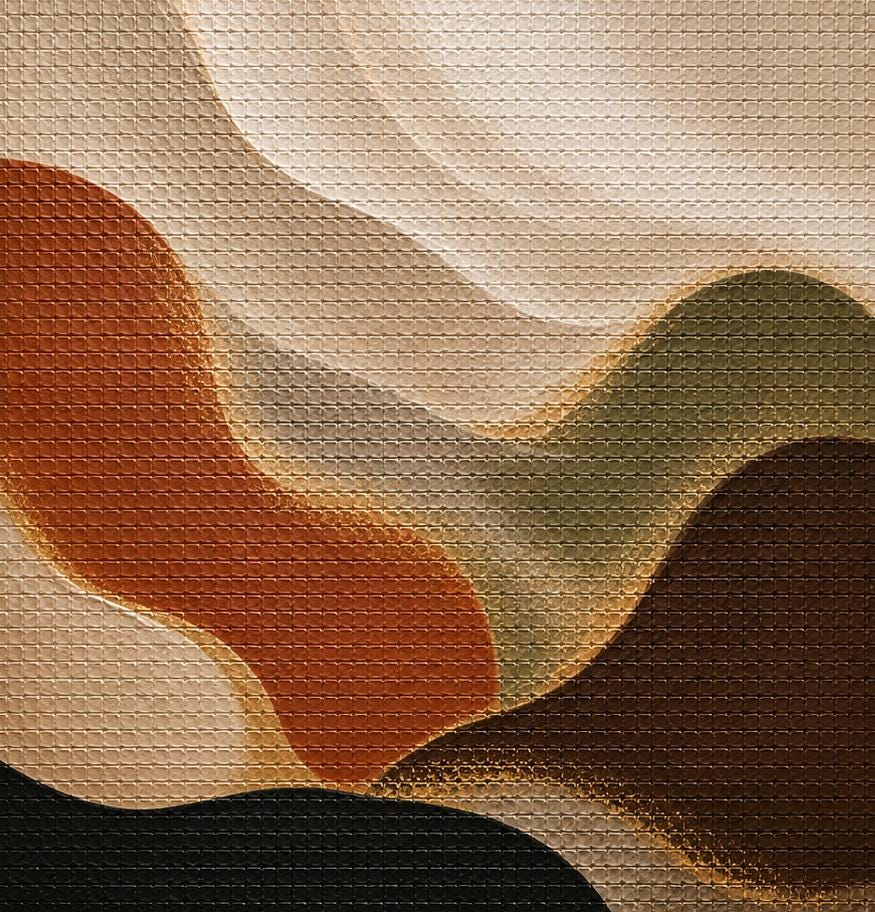 Earth Tone Abstract Wall Art, Organic Modern Canvas Painting, Terracotta Sage Green Artwork, Textured Minimalist Decor